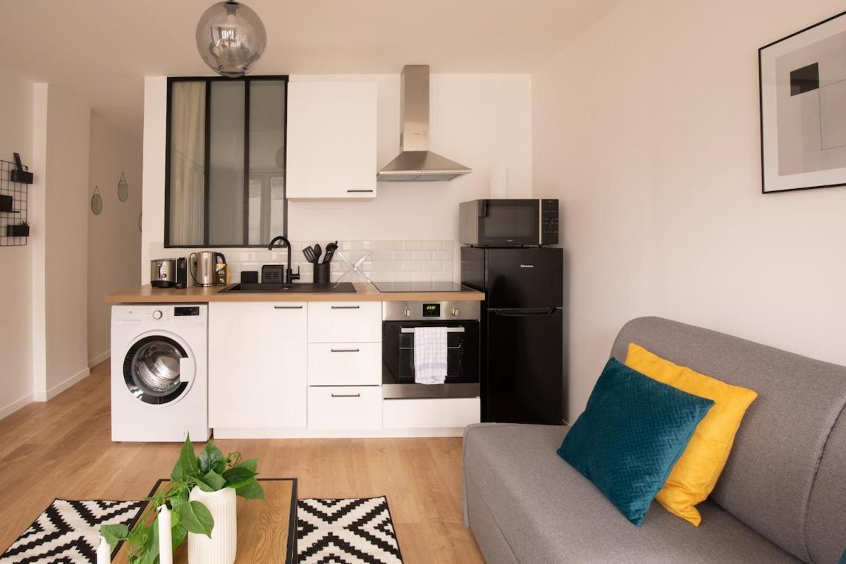 Appartement Lumineux Proche Parc De La Villette Parigi Esterno foto